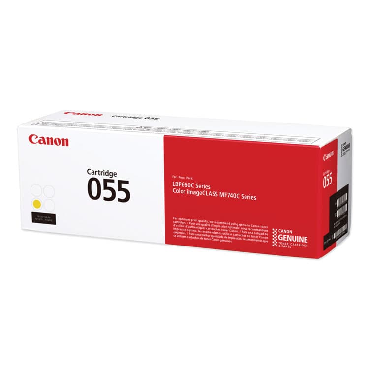 CANON USA, . 3013C001 (055) Toner, 2,100 Page-Yield, Yellow (CNM3013C001)