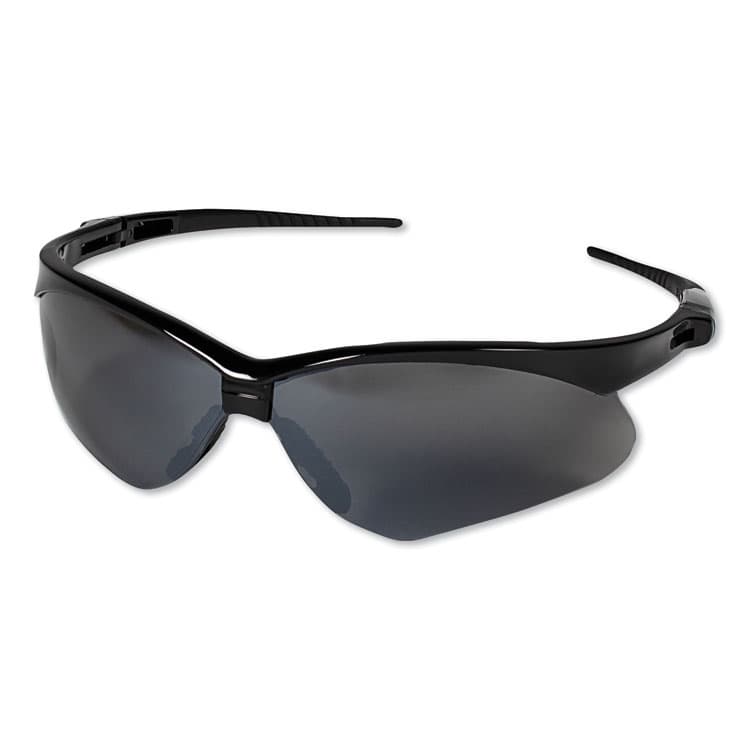 KIMBERLY-CLARK PROFESSIONAL V30 Nemesis Safety Glasses, Black Half Frame, Mirrored Smoke Dual Lens (ANS25688) thumbnail 2