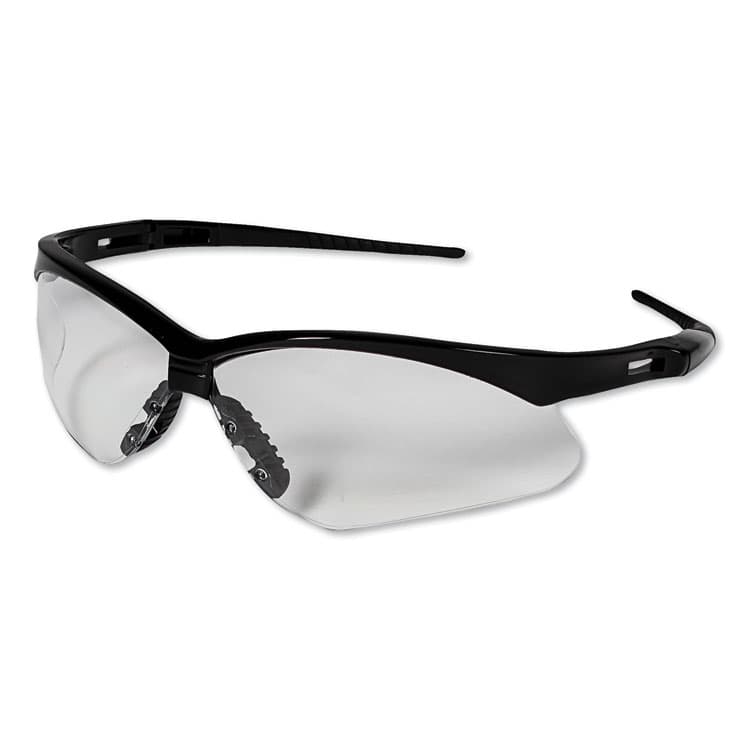 KIMBERLY-CLARK PROFESSIONAL Nemesis Safety Glasses, Black Half Frame, Clear Dual Lens (ANS25676) thumbnail 2