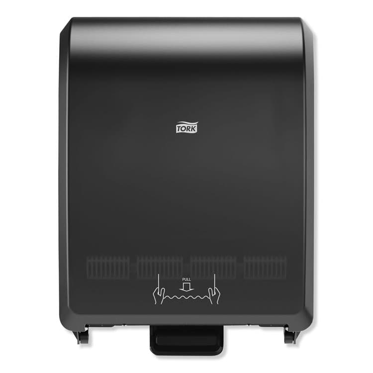 ESSITY Mechanical Hand Towel Roll Dispenser, H80 System, 12.32 x 9.32 x 15.95, Black (TRK772828)
