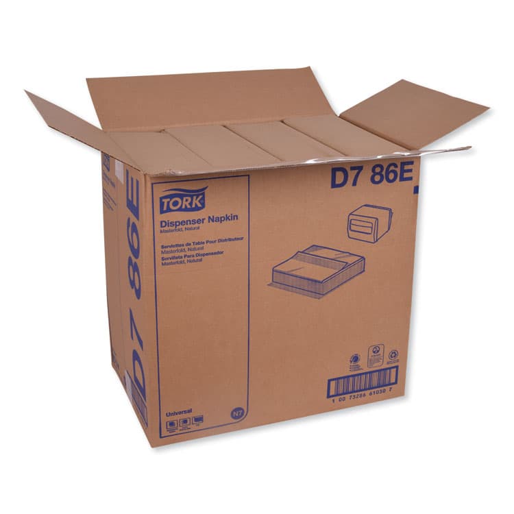 ESSITY Universal Masterfold Dispenser Napkins, 1-Ply, 13 x 12, Natural, 6,000/Carton (TRKD786E) thumbnail 3