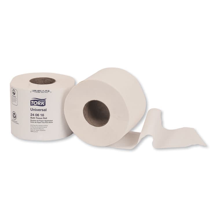 ESSITY Bath Tissue, Septic Safe, 2-Ply, White, 616 Sheets/Roll, 48 Rolls/Carton (TRK240616)