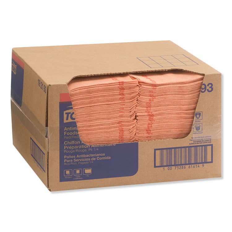ESSITY Foodservice Cloth, 13 x 24, Red, 150/Carton (TRK192193) thumbnail 3