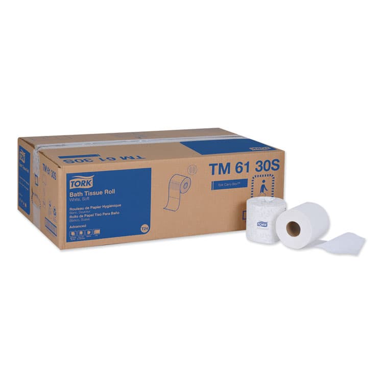 ESSITY Advanced Bath Tissue, Septic Safe, 2-Ply, White, 500 Sheets/Roll, 48 Rolls/Carton (TRKTM6130S)
