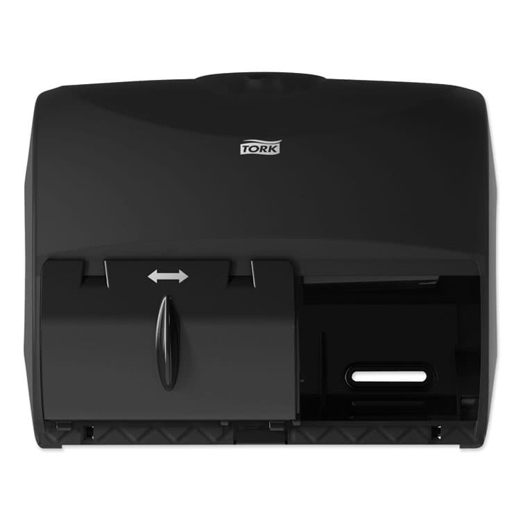 ESSITY Twin Bath Tissue Roll Dispenser for OptiCore, 11.06 x 7.18 x 8.81, Black (TRK565728)