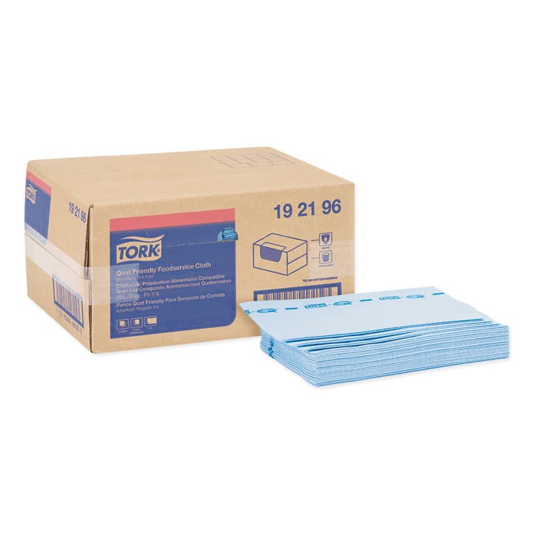ESSITY Foodservice Cloth, 13 x 21, Blue, 150/Carton (TRK192196)