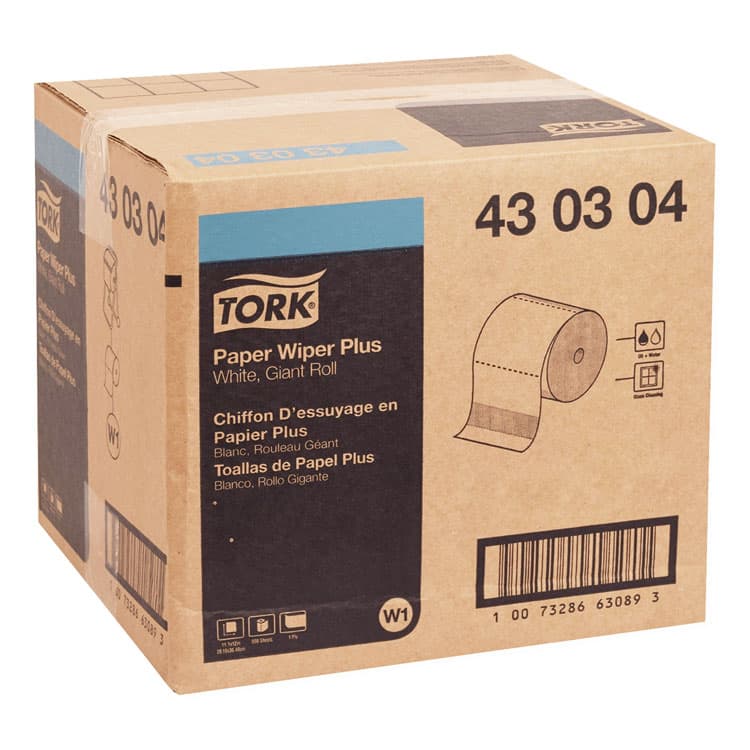 ESSITY Paper Wiper Plus, 11.1 x 12, White, 800/Roll (TRK430304) thumbnail 2