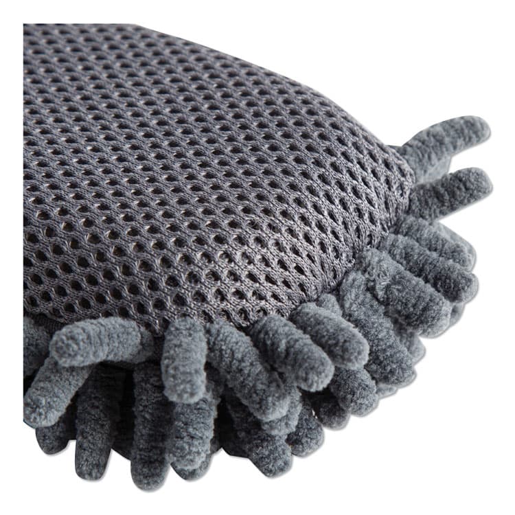 U BRANDS Microfiber Shag Dry Erase Board Eraser, 5" x 2.5" x 1", Blue Gray (UBR582U0416) thumbnail 4