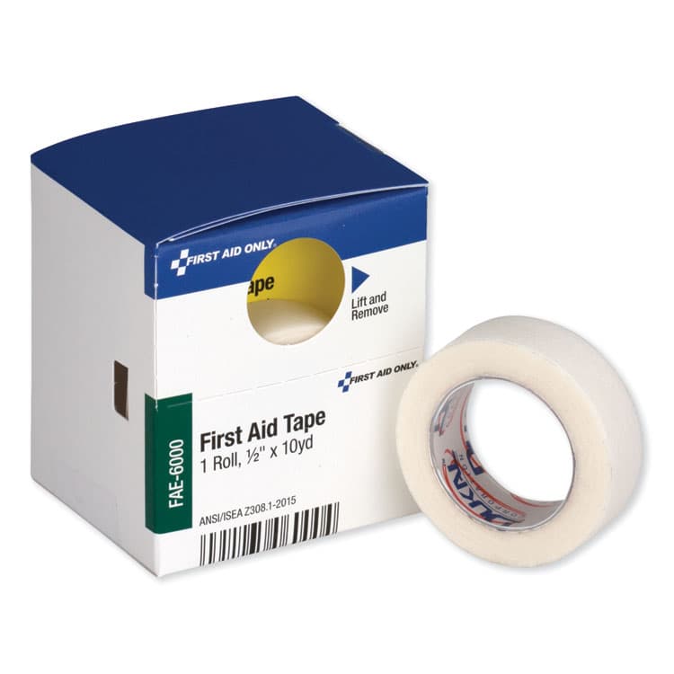 FIRST AID ONLY, . First Aid Tape, Paper, 0.5" x 10 yds, White (FAOFAE6000)
