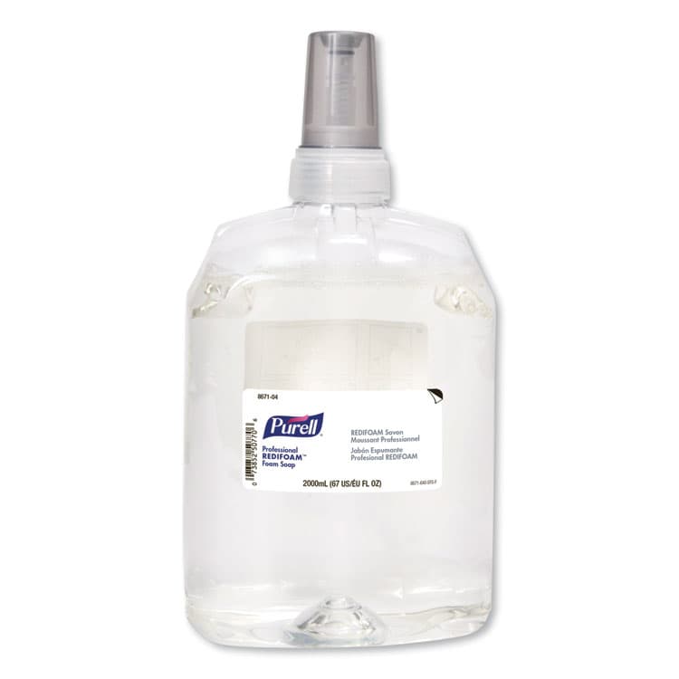 GO-JO INDUSTRIES Professional REDIFOAM Foam Soap Refill, Citrus Mint Scent, 2,000 mL, 4/Carton (GOJ867104CT) thumbnail 2