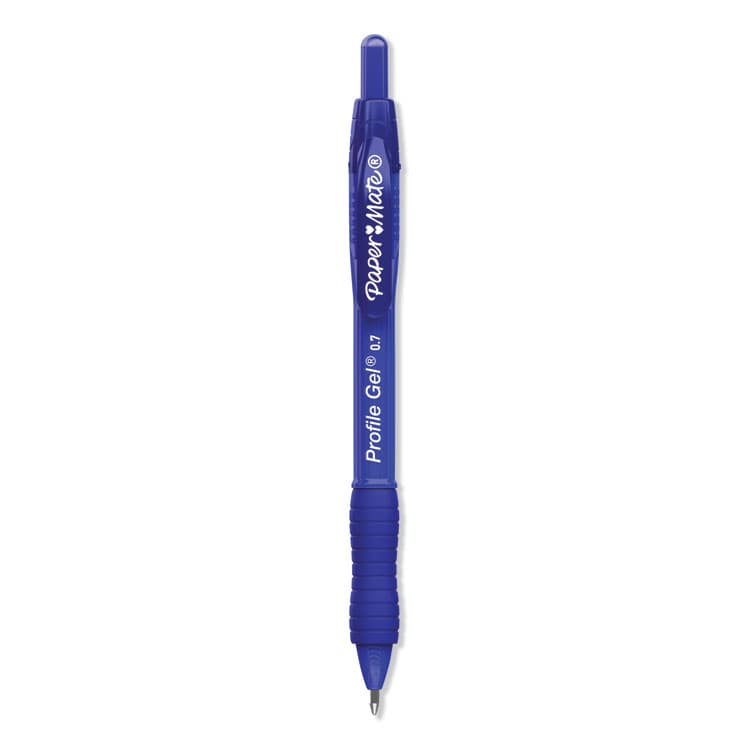 SANFORD Profile Gel Pen, Retractable, Medium 0.7 mm, Blue Ink, Translucent Blue Barrel, 36/Pack (PAP2095449)