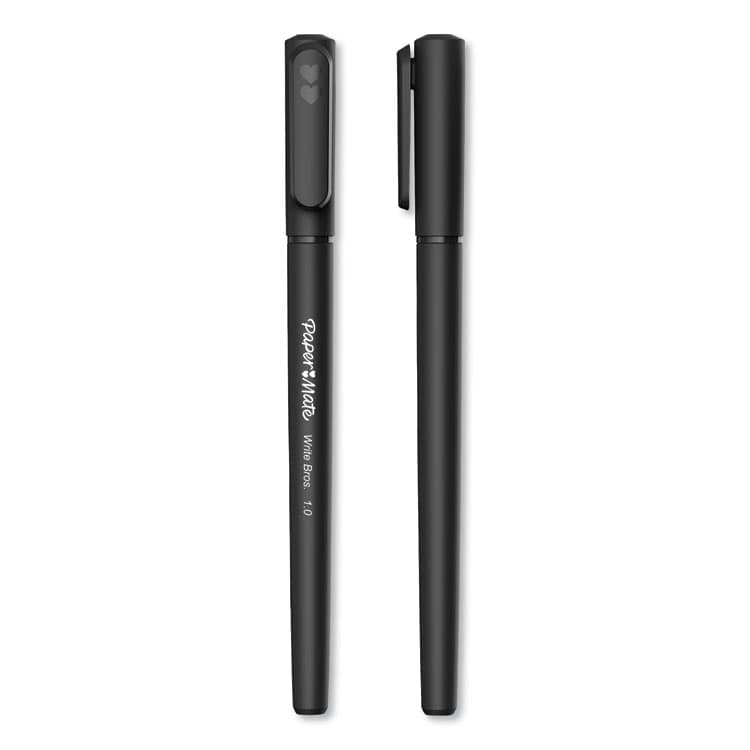 SANFORD Write Bros. Ballpoint Pen Value Pack, Stick, Medium 1 mm, Black Ink, Black Barrel, 120/Pack (PAP2096479) thumbnail 2