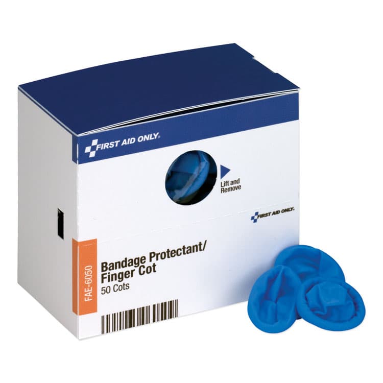 FIRST AID ONLY, . SmartCompliance Refill - Nitrile Finger Cots, One Size Fits Most, Blue, 50/Box (FAOFAE6050)