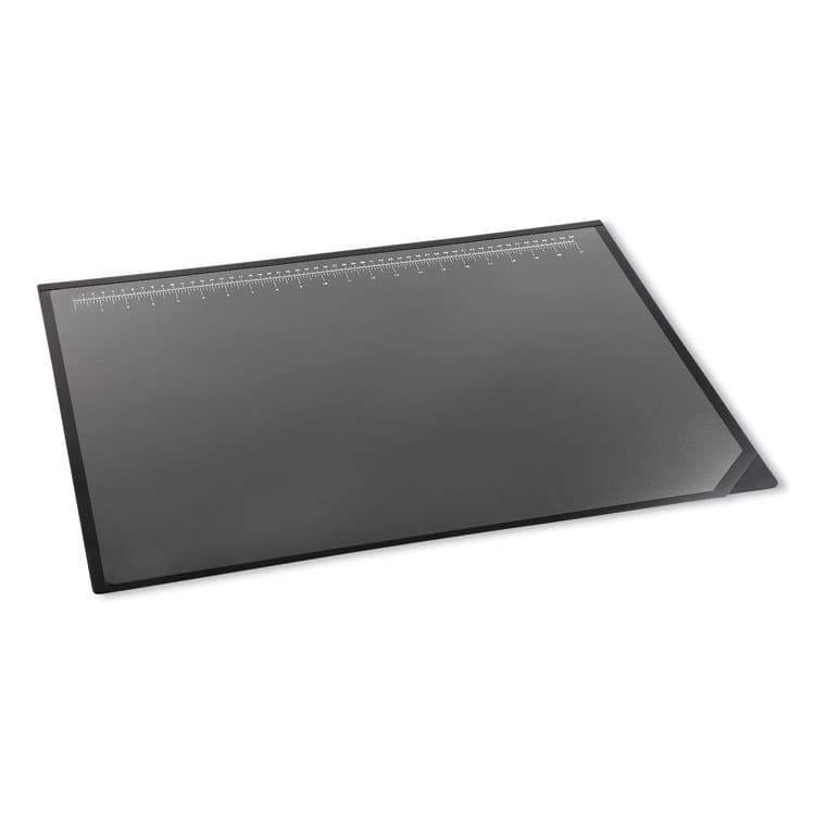 ARTISTIC LLC Desk Pad with Transparent Frost Lift-Top Overlay, Antimicrobial Product Protection, 31" x 20", Black (AOP41200S) thumbnail 3