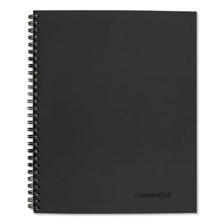 MEAD PRODUCTS Wirebound Guided Business Notebook, Action Planner Project-Management Format, Dark Gray Linen Cover, (80) 11 x 8.5 Sheets (MEA06064)