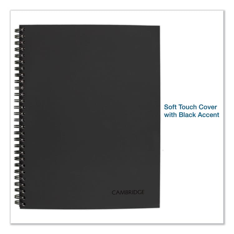 MEAD PRODUCTS Wirebound Guided Business Notebook, Action Planner Project-Management Format, Dark Gray Cover, (80) 9.5 x 7.5 Sheets (MEA06122) thumbnail 2