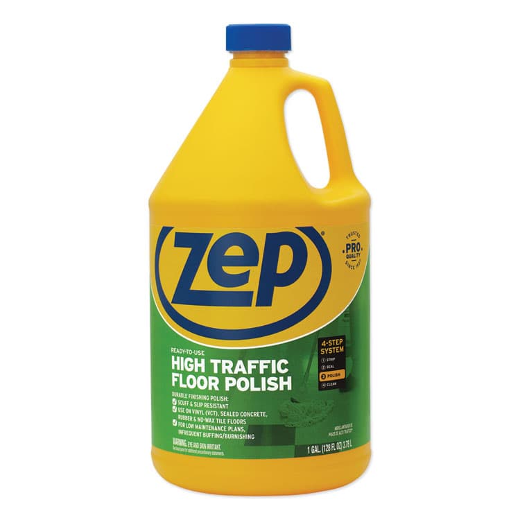 ZEP . High Traffic Floor Polish, 1 gal Bottle (ZPEZUHTFF128EA)