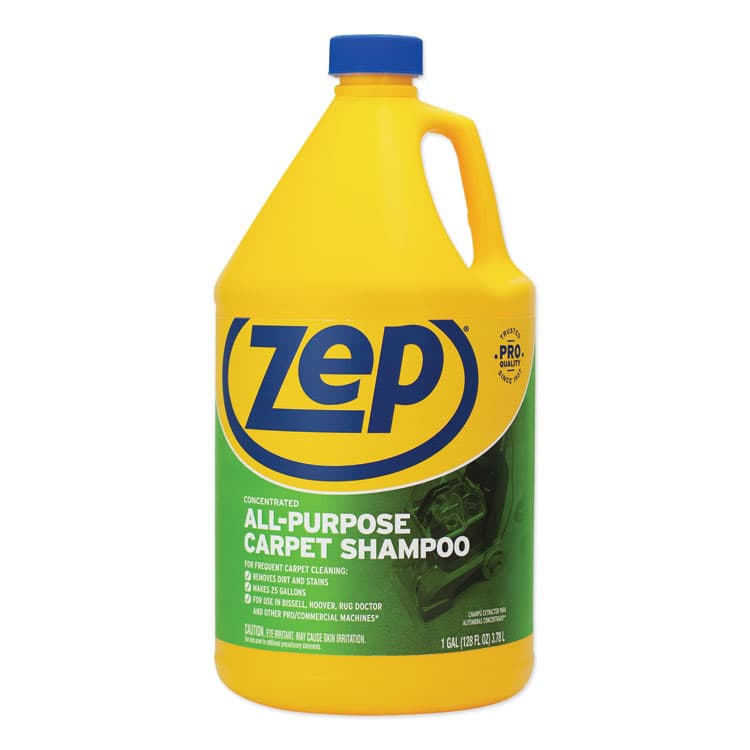 ZEP . Concentrated All-Purpose Carpet Shampoo, Unscented, 1 gal Bottle (ZPEZUCEC128EA)