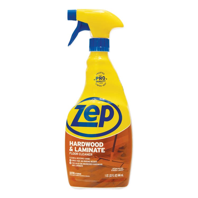 ZEP . Hardwood and Laminate Cleaner, 32 oz Spray Bottle (ZPEZUHLF32EA)
