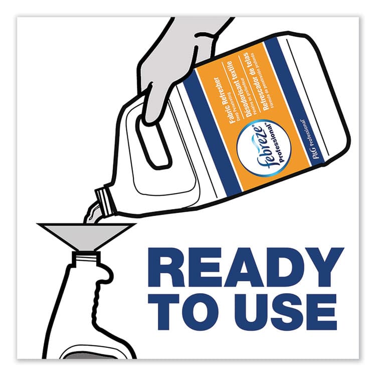 PROCTER & GAMBLE Professional Deep Penetrating Fabric Refresher, Fresh Clean, 1 gal Bottle (PGC33032EA) thumbnail 2