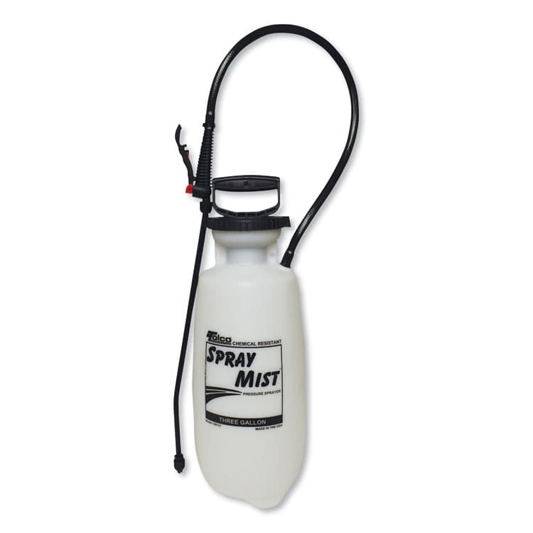 TOLCO CORPORATION Chemical Resistant Tank Sprayer, 3 gal, 0.63" x 30" Hose, White (TOC150013)