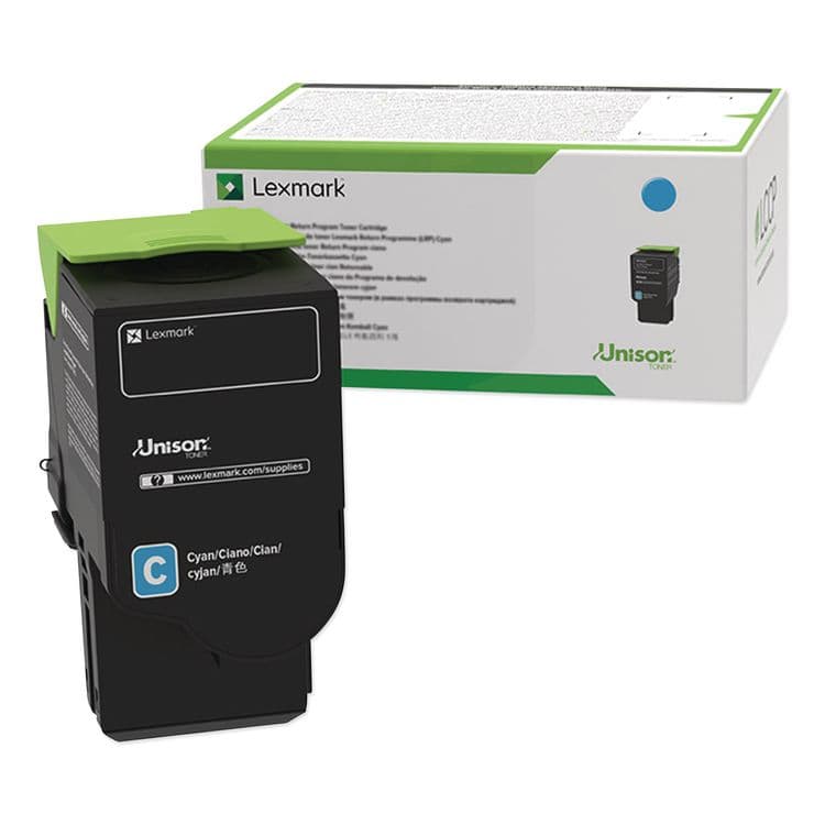 LEXMARK INT'L, . 78C1XCE Extra High-Yield Toner, 5,000 Page-Yield, Cyan (LEX78C1XCE)
