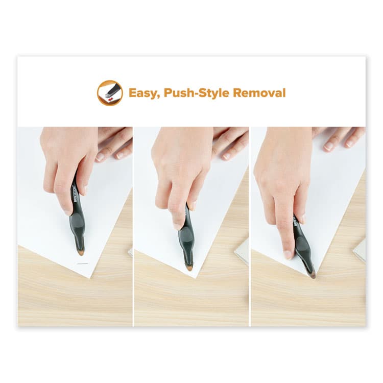 STANLEY BOSTITCH Professional Magnetic Push-Style Staple Remover, Black (BOS40000MBLK) thumbnail 2