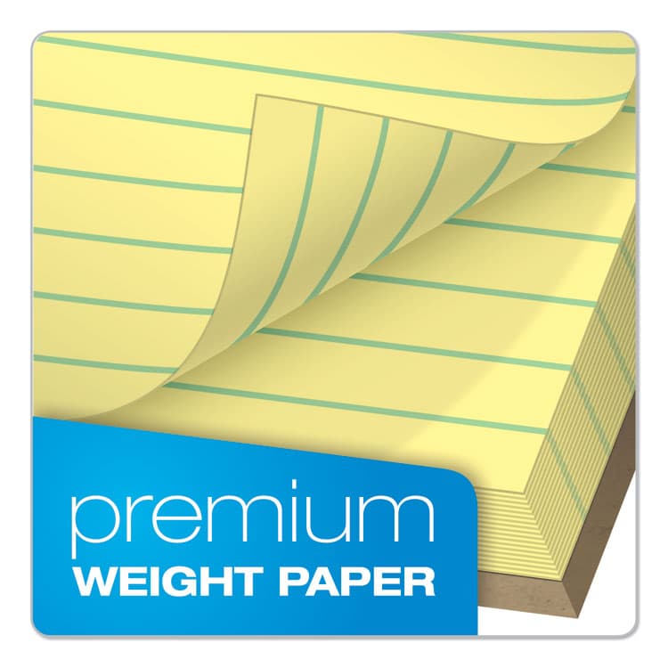TOPS BUSINESS FORMS Docket Gold Ruled Perforated Pads, Wide/Legal Rule, (50) Canary Yellow 8.5 x 11 Sheets, 12/Pack (TOP63950) thumbnail 3