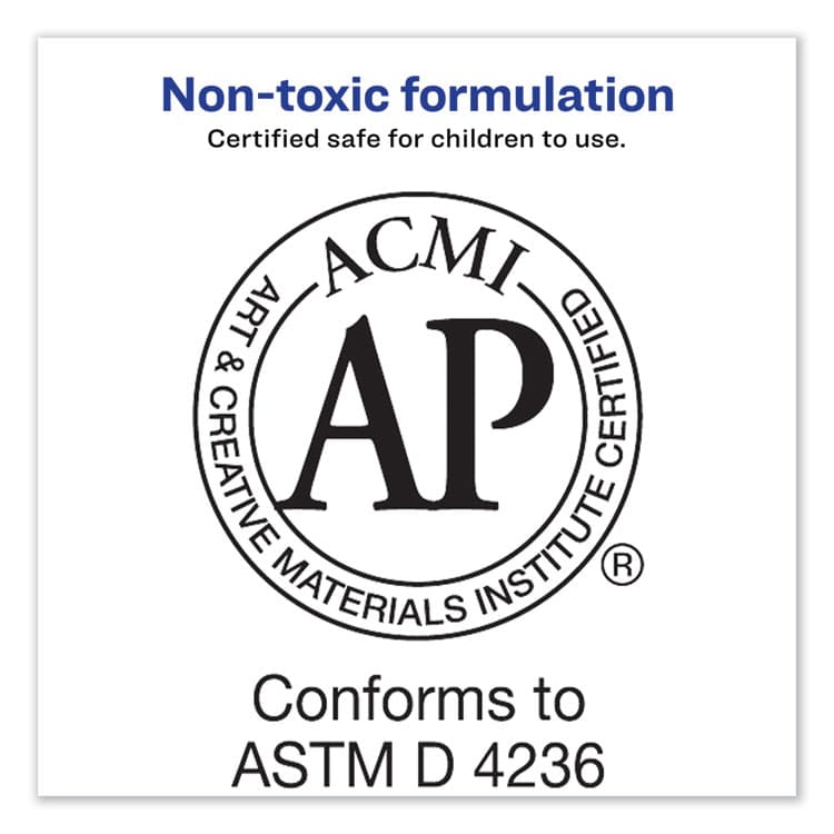 AVERY PRODUCTS CORPORATION Permanent Glue Stic Value Pack, 1.27 oz, Applies Purple, Dries Clear, 6/Pack (AVE98071) thumbnail 4