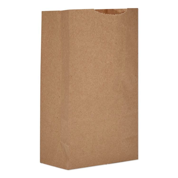 ROSS & WALLACE PAPER PRODUCTS, . Grocery Paper Bags, 3# Size, Extra-Heavy-Duty, 50# Basis Weight, 4.74" x 2.91" x 8.66", Kraft, 500/Bundle (BAGGX3500)