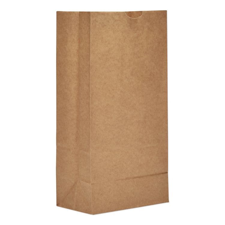 ROSS & WALLACE PAPER PRODUCTS, . Grocery Paper Bags, 8# Size, Heavy-Duty, 50# Basis Weight, 6" x 3.88" x 12.5", Kraft, 500/Bundle (BAGGH8500)