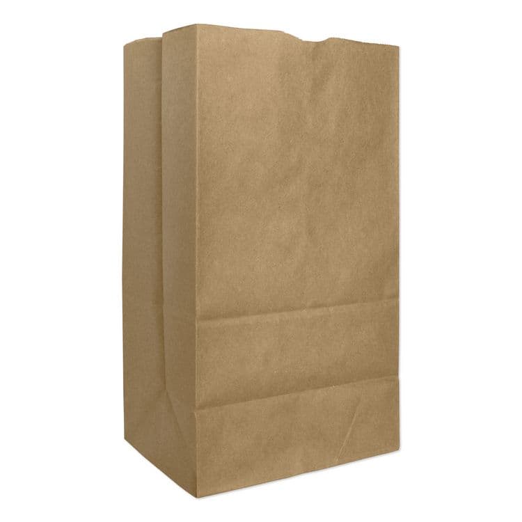 ROSS & WALLACE PAPER PRODUCTS, . Grocery Paper Bags, 25# Squat Size, Extra-Heavy-Duty, 60# Basis Weight, 8.25" x 5.25" x 16.13", Kraft, 500/Bundle (BAGGX2560S)