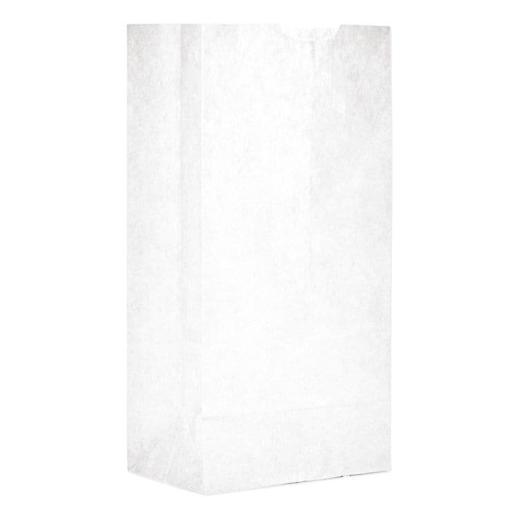 ROSS & WALLACE PAPER PRODUCTS, . Grocery Paper Bags, 4# Size, 30# Basis Weight, 5" x 3.13" x 9.88", White, 500/Bundle (BAGGW4500)