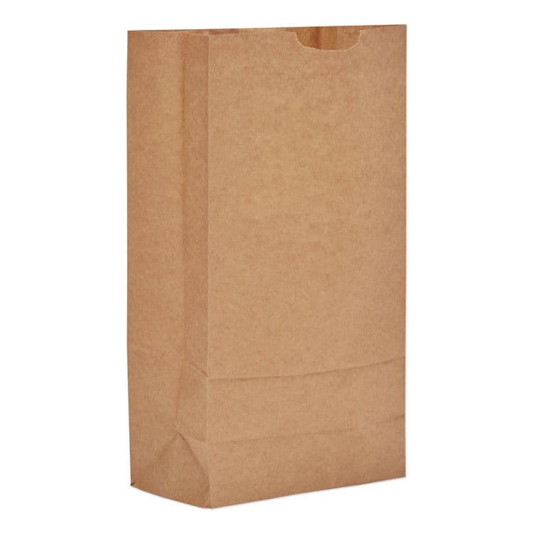 ROSS & WALLACE PAPER PRODUCTS, . Grocery Paper Bags, 10# Size, Extra-Heavy-Duty, 60# Basis Weight, 7" x 4.38" x 13.75", Kraft, 500/Bundle (BAGGX10500)