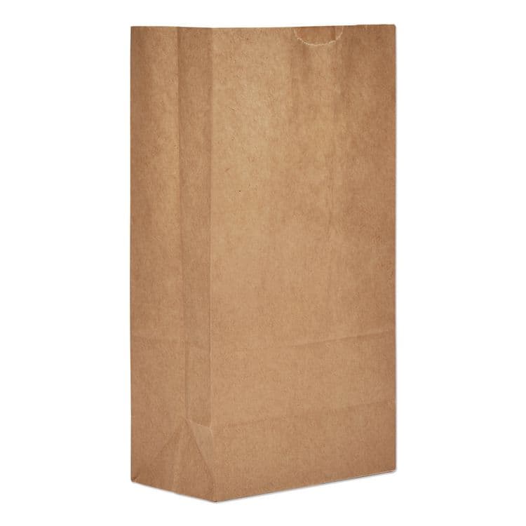 ROSS & WALLACE PAPER PRODUCTS, . Grocery Paper Bags, 5# Size, Extra-Heavy-Duty, 50# Basis Weight, 5.25" x 3.38" x 10.94", Kraft, 500/Bundle (BAGGX5500)