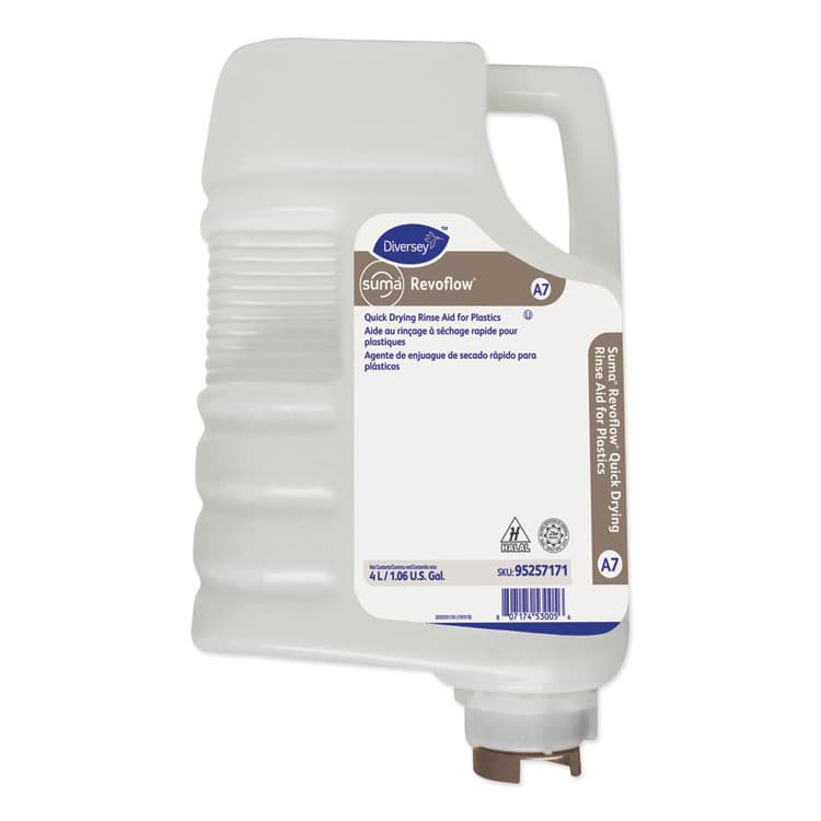 DIVERSEY Suma Revoflow Quick Drying Rinse Aid, 4 L Revoflow (DVS95257171)