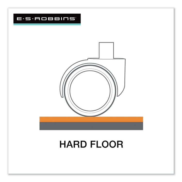 E.S. ROBBINS Heavy Use EverLife Chair Mat for Hard Floors, Rectangular, Straight Edges, 46" x 60", Clear (ESR132321) thumbnail 2