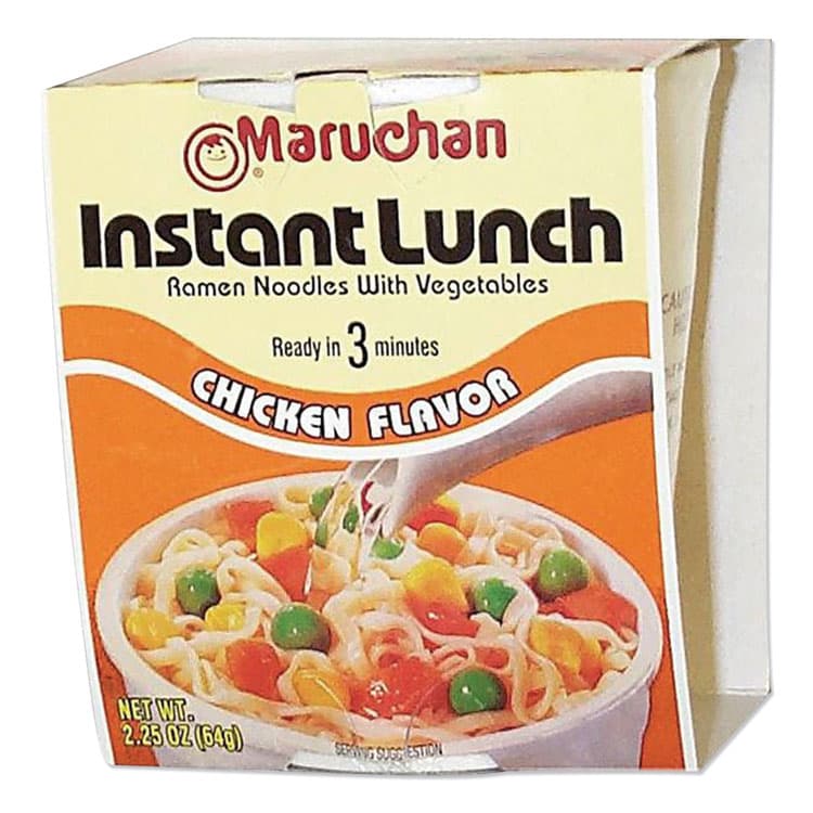 TOYO SUISAN Instant Lunch, Chicken, 2.25 oz Cups, 12/Carton (MAR00121)