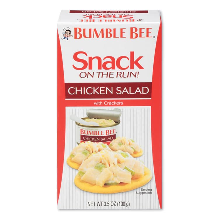 BUMBLE BEE FOODS, LLC Snack on the Run Chicken Salad with Crackers, 3.5 oz Pack, 12/Carton (BBYAHF70350) thumbnail 2