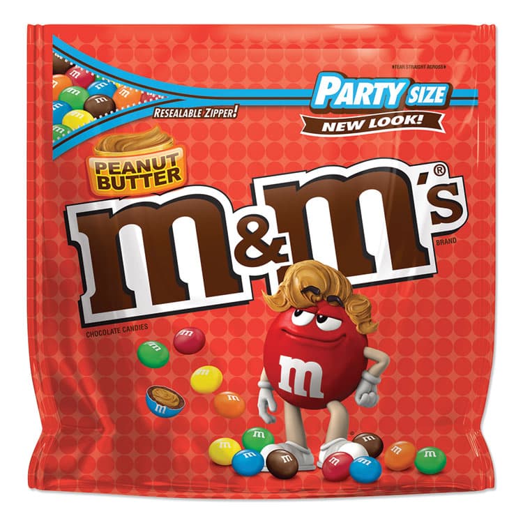 MARS, . Chocolate Candies, Peanut Butter, 38 oz Resealable Bag (MNM55085) thumbnail 2