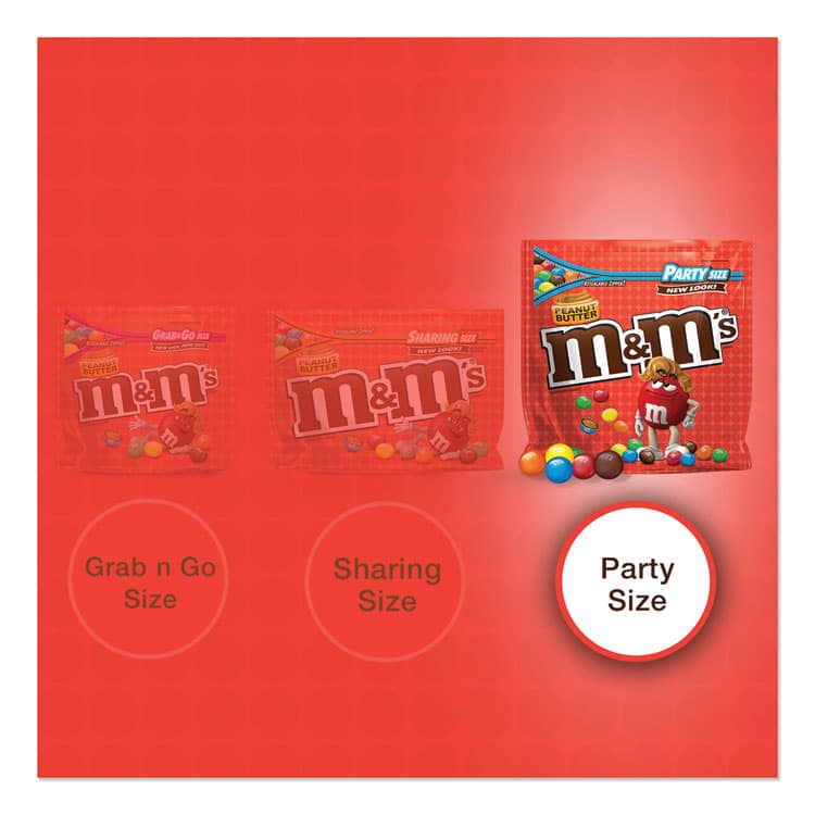 MARS, . Chocolate Candies, Peanut Butter, 38 oz Resealable Bag (MNM55085) thumbnail 3