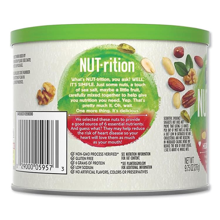 KRAFT FOODS, NUT-rition Heart Healthy Mix, 9.75 oz Can (PTN05957) thumbnail 4