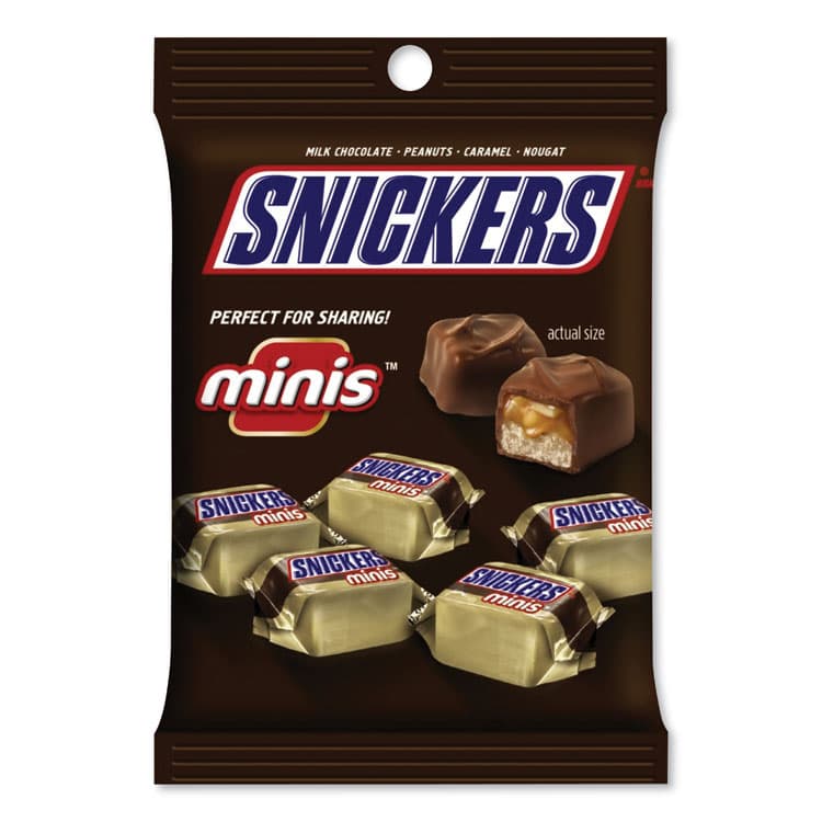 MARS, . Minis Size Chocolate Bars, Milk Chocolate, 4.4 oz Pack, 12 Packs/Carton (SNIMMM01502)