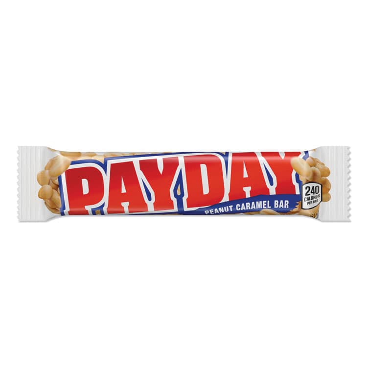 THE HERSHEY COMPANY PayDay Chewy Candy Bars, Peanut Caramel, 1.85 oz, 24/Box (HRS80723) thumbnail 2