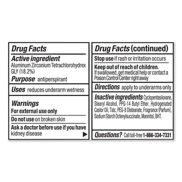 UNILEVER Men Dry Protection Anti-Perspirant, Cool Rush Scent, 0.5 oz Stick, 36/Carton (UNI15229CT) thumbnail 4