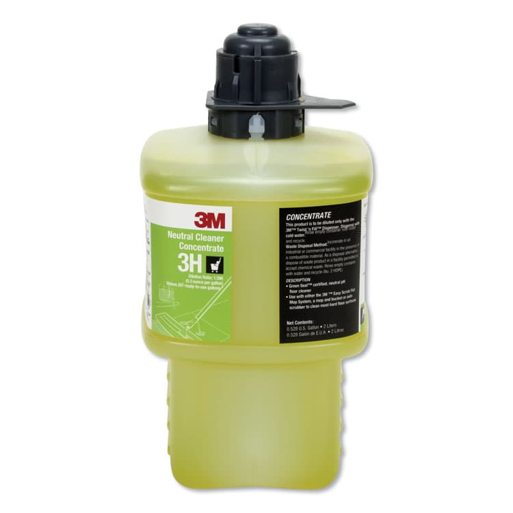3M/COMMERCIAL TAPE DIV. Neutral Cleaner Concentrate 3P, Fresh Scent, 0.53 gal Bottle, 6/Carton (MMM20200)