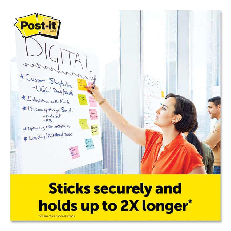 3M/COMMERCIAL TAPE DIV. Vertical-Orientation Self-Stick Easel Pads, Unruled, (30) White 25 x 30 Sheets, 8/Pack (MMM559VAD8PK) thumbnail 2