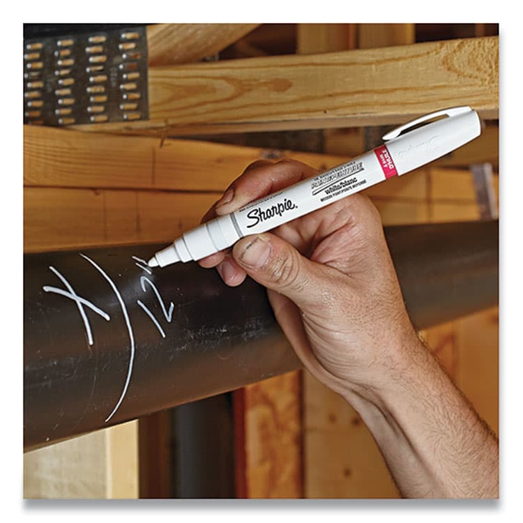 SANFORD Permanent Paint Marker, Medium Bullet Tip, Assorted Colors, 5/Pack (SAN34971PP) thumbnail 4