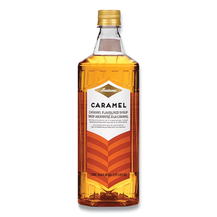 STARBUCKS COFFEE COMPANY Flavored Coffee Syrup, Caramel, 1 L Bottle (SBKNES412719883)