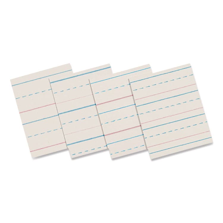 PACON CORPORATION Multi-Program Handwriting Paper, 30 lb Bond Weight, 1/2" Long Rule, Two-Sided, 8 x 10.5, 500/Pack (ZNBZP2612)